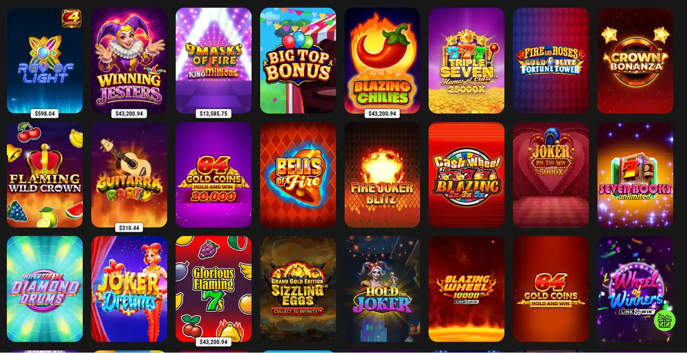 Класичні фруктові слоти 888 Casino з сімками, дзвониками і джокерами